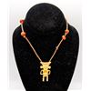 Image 1 : GOLD TONE MAYAN NECKLACE