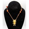 Image 1 : GOLD TONE MAYAN NECKLACE