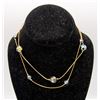 Image 1 : CUT CRYSTAL BEADED NECKLACE