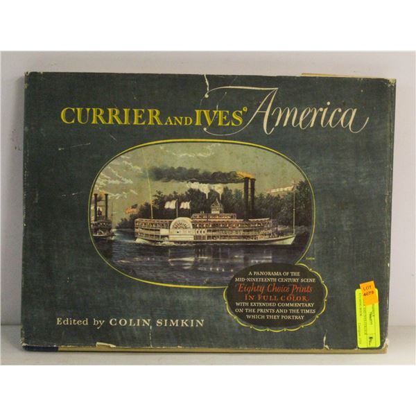 CURRIER AND IVES COLOUR ETCHING BOOK