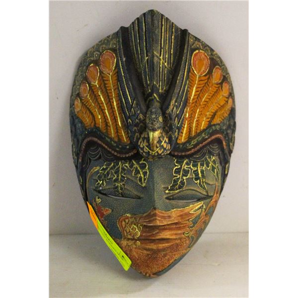 HAND PAINTED WOODEN MASK