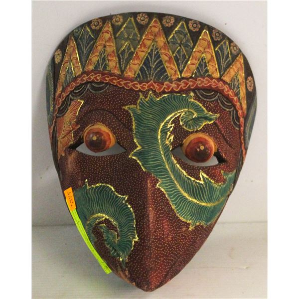 HAND PAINTED WOODEN MASK