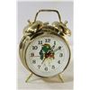 Image 1 : BRASS WIND UP ALARM CLOCK FROG