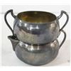 Image 1 : ANTIQUE ART DECO STACKING CREAM SUGAR SET