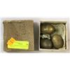 Image 1 : LOT 3 ANTIQUE BRASS EGG GRADER TOOLS