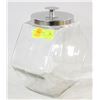 Image 1 : GLASS GENERAL STORE DISPLAY JAR W LID