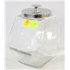 Image 1 : GLASS GENERAL STORE DISPLAY JAR W LID