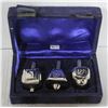 Image 1 : LOT OF THREE DREIDELS IN CASE