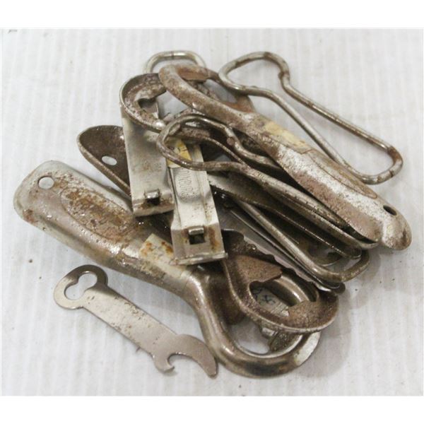 LOT OF ANTIQUE BOTTLE OPENERS