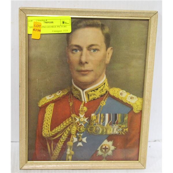 ANTIQUE KING GEORGE PICTURE