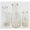 Image 1 : LOT OF ANTIQUE EMBOSSED MILK BOTTLES