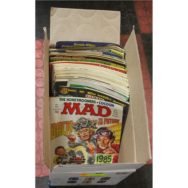 LOT OF VINTAGE MAD MAGAZINES