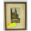 Image 1 : SIGNED ANTIQUE PARISIAN SCENE PICTURE
