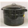 Image 1 : ANTIQUE ENAMEL CANNING POT