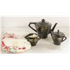Image 1 : ANTIQUE JAPANESE TEA POT W SUGAR CREAM SET