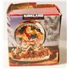 Image 1 : MUSICAL SNOW-GLOBE WITH ROTATING BASE