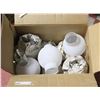 Image 1 : BOX OF VINTAGE OIL LAMP SHADES