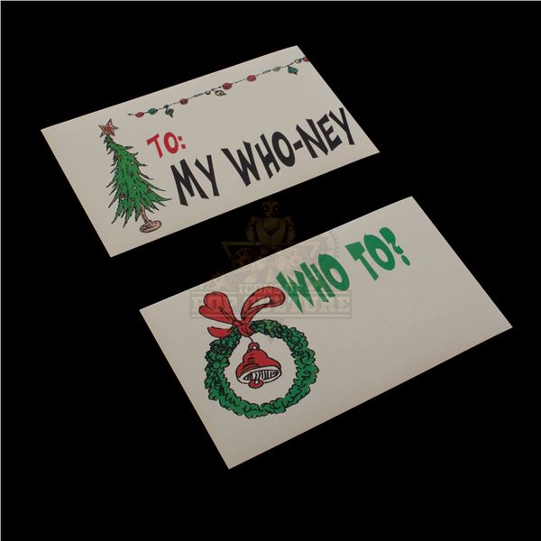 How the Grinch Stole Christmas – “Whoville” Gift Tag Stickers – H49