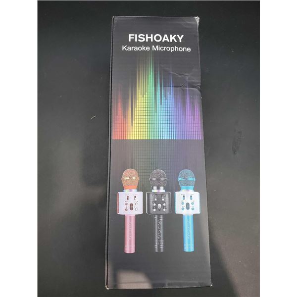 Fishoaky Karaoke Microphone