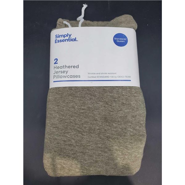 Simply Essential Heathered Jersey Pillowcases (Standard/Queen)
