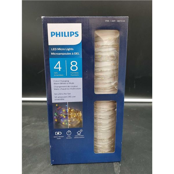 Philips LED Micro Lights- Color Changing Warm White or MultiÊ (4 sets)