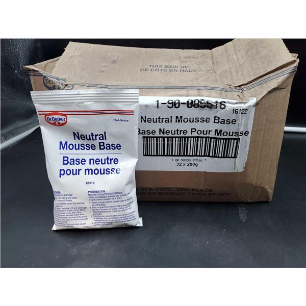 Dr. Oetker Neutral Mousse Base (32 x 200g)