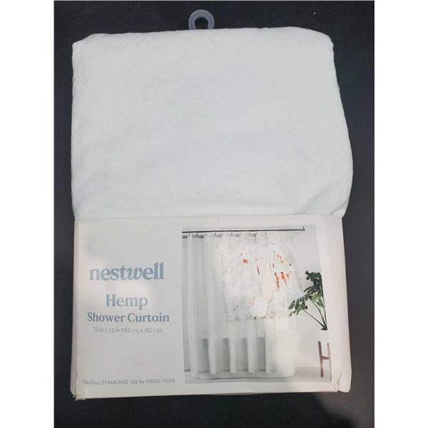 Nestwell Hemp Shower Curtain (72in x 72in)