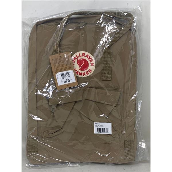 NEW Fjallraven Kanken beige/clay Full Size Backpack