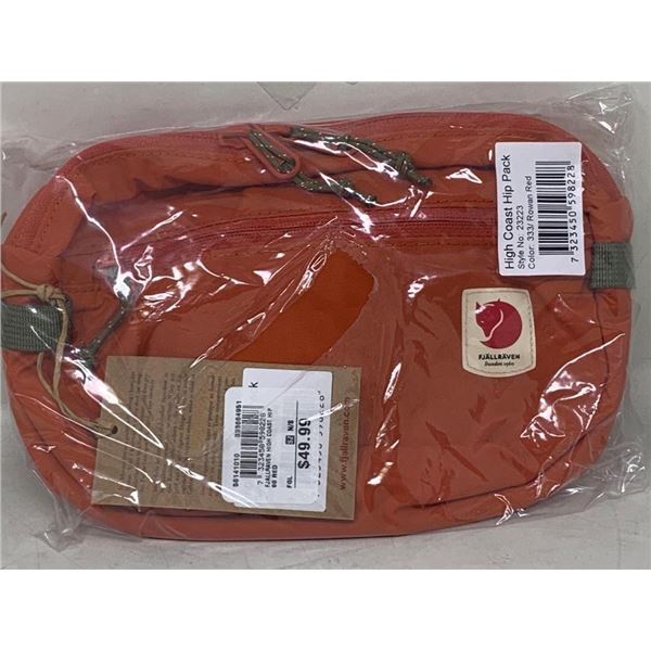 NEW Fjallraven High Coast Hip Pack Rowan Red