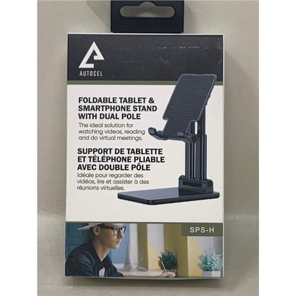 NEW Autocell Foldable Tablet & Smartphone Stand with Duel Pole