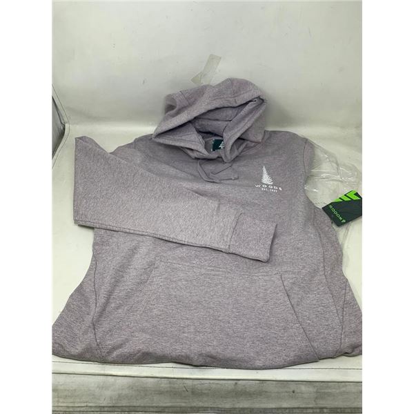 NEW Woods Ladies Lawson Hoodie Size MED Purple Elderberry