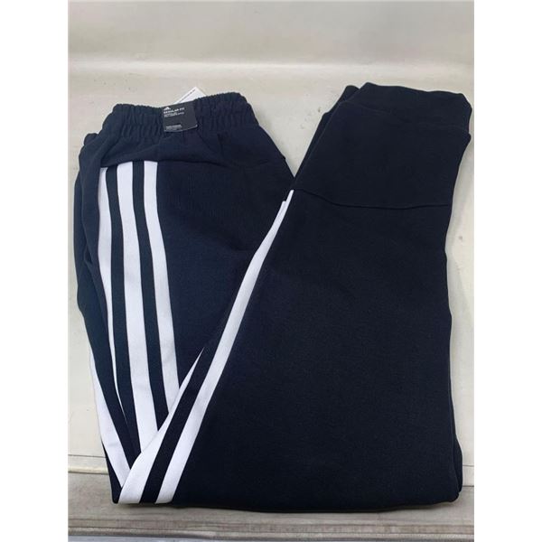NEW Adidas Mens Future Icons 3 Stripe Pants Black Sz Large