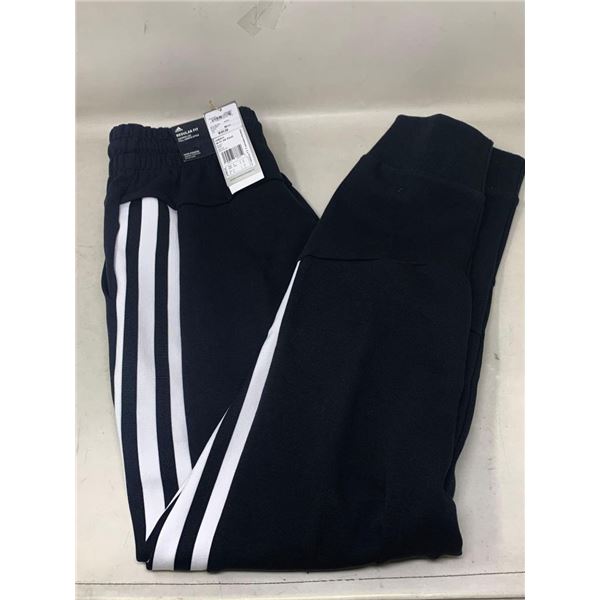 NEW Adidas Mens Future Icons 3 Stripe Pants Black Sz MED