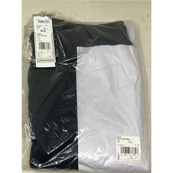 NEW Adidas Mens Future Icons 3 Stripe Pants Black Sz Large