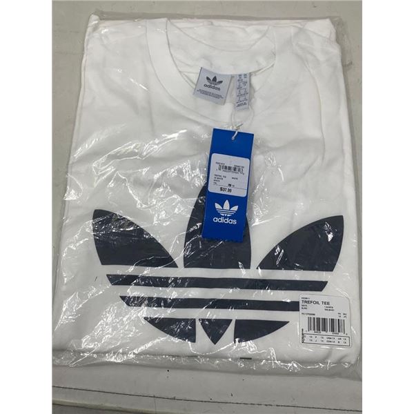 NEW Adidas Trefoil Tee White Size 1X