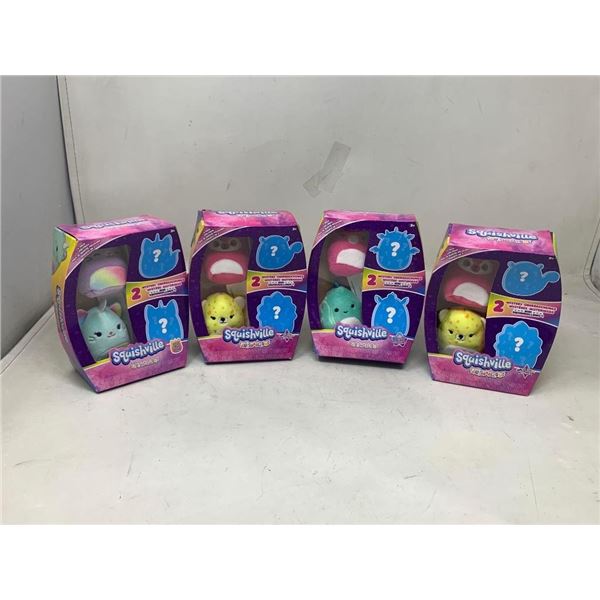 NEW Squishville Squishmallows Lot of 4 boxes