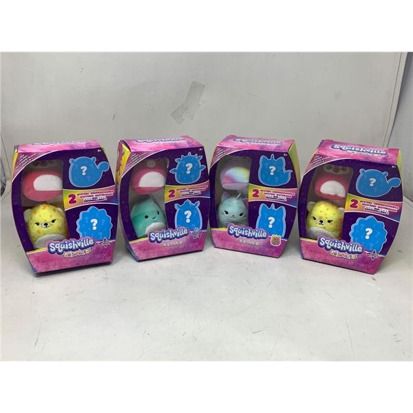 NEW Squishville Squishmallows Lot of 4 boxes