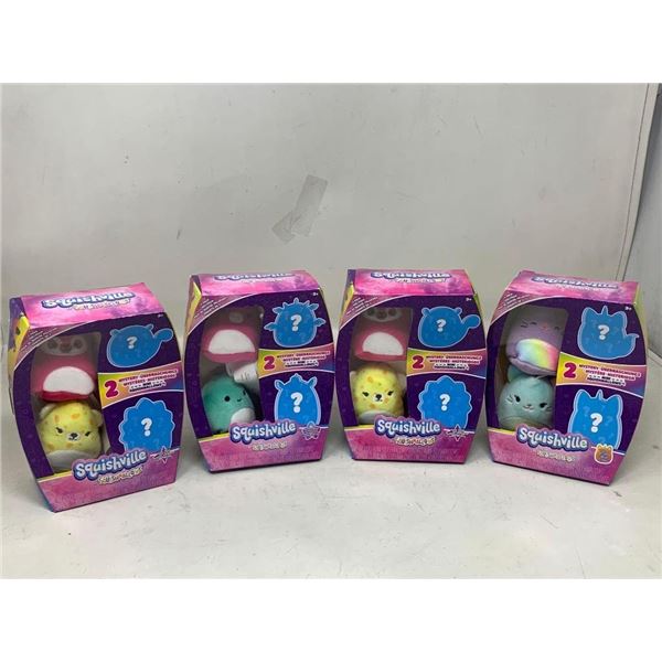 NEW Squishville Squishmallows Lot of 4 boxes