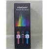 Image 1 : NEW Fishoaky Karaoke Bluetooth Portable Mic Player  Speaker w/LED & Music Singing voice recording BL