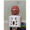 Image 3 : NEW Fishoaky Karaoke Bluetooth Portable Mic Player Speaker w/LED & Music Singing voice recording PIN