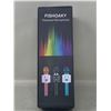 Image 1 : NEW Fishoaky Karaoke Bluetooth Portable Mic Player Speaker w/LED & Music Singing voice recording PIN