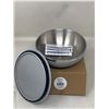 Image 2 : NEW HyrdoFlask Outdoor Kitchen 1 QT Bowl w/ Lid Birch Color