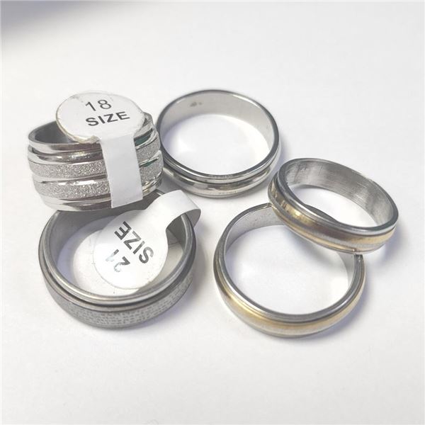 Pack Of 5 Meditation Spining ( You Will Get Random 5 Similar Ring) You Will Get Random Seletct It 5 