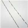 Image 2 : 14K White Gold 1.03G 15" Necklace (~Size )(Ring is resizable for $40) (~length MUSTinches), Suggeste