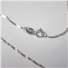 Image 3 : 14K White Gold 1.03G 15" Necklace (~Size )(Ring is resizable for $40) (~length MUSTinches), Suggeste