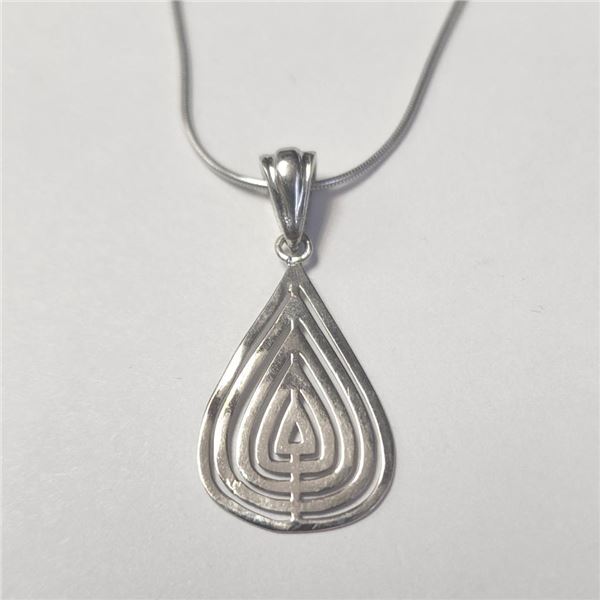 Silver Openable 16" Necklace (~Size )(Ring is resizable for $40) (~length inches), Suggested Retail 