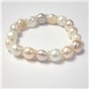 Image 2 : Fresh Water Pearl Flexible Necklace (~Size )(Ring is resizable for $40) (~length inches), Suggested 