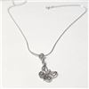 Image 2 : Silver Cz 16" Necklace (~Size )(Ring is resizable for $40) (~length inches), Suggested Retail Value 