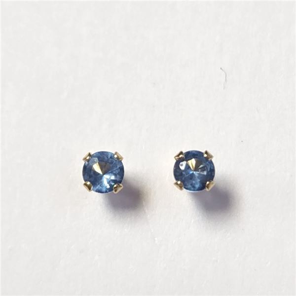 14K Yellow Gold Genuine Gemstone Earrings (~Size )(Ring is resizable for $40) (~length inches), Made