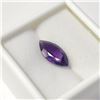 Image 2 : Genuine Marquise Cut Amethyst(2.4ct) 7X14Mm (~Size )(Ring is resizable for $40) (~length inches), Su